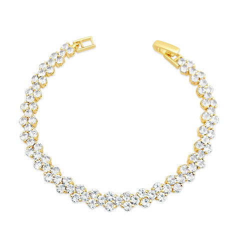 Heart Shaped Tennis Bracelet