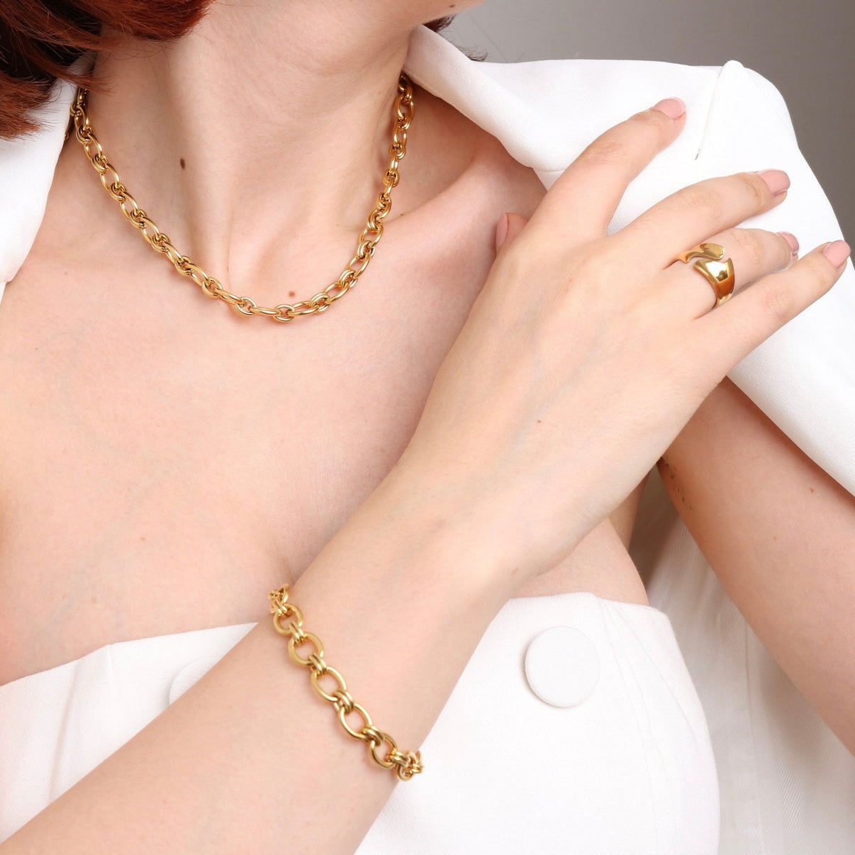 Oval Chain Bracelet