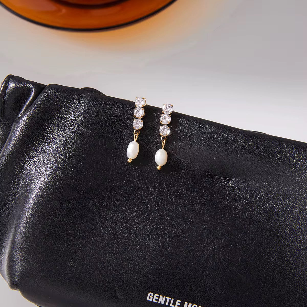 Tennis Pearl Earrings
