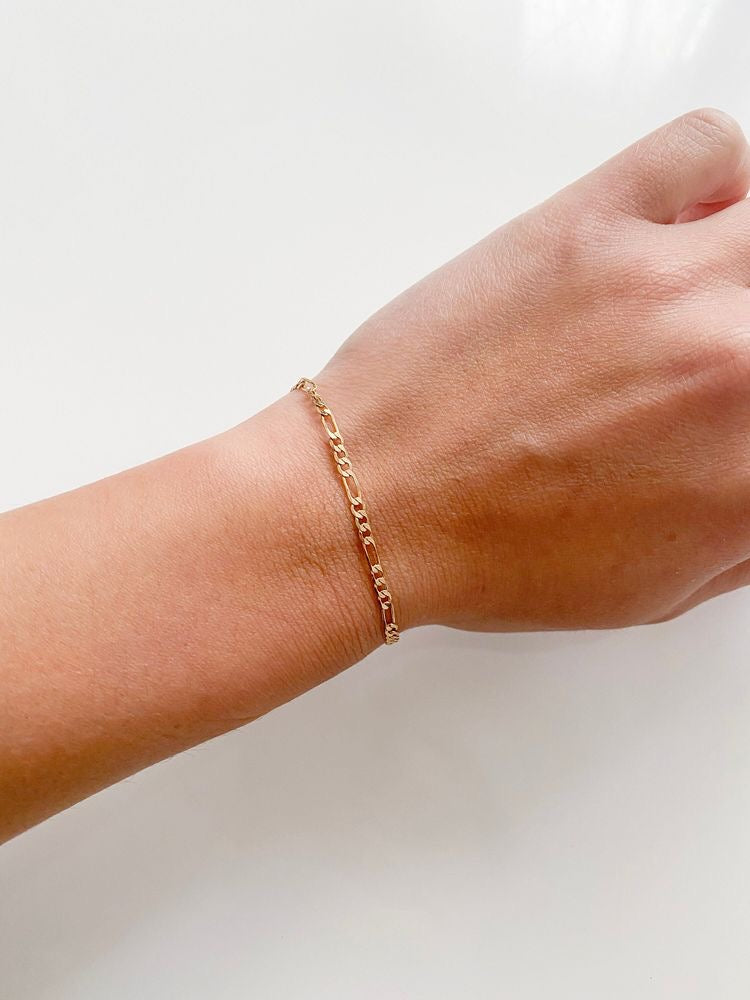 Figaro Chain Bracelet
