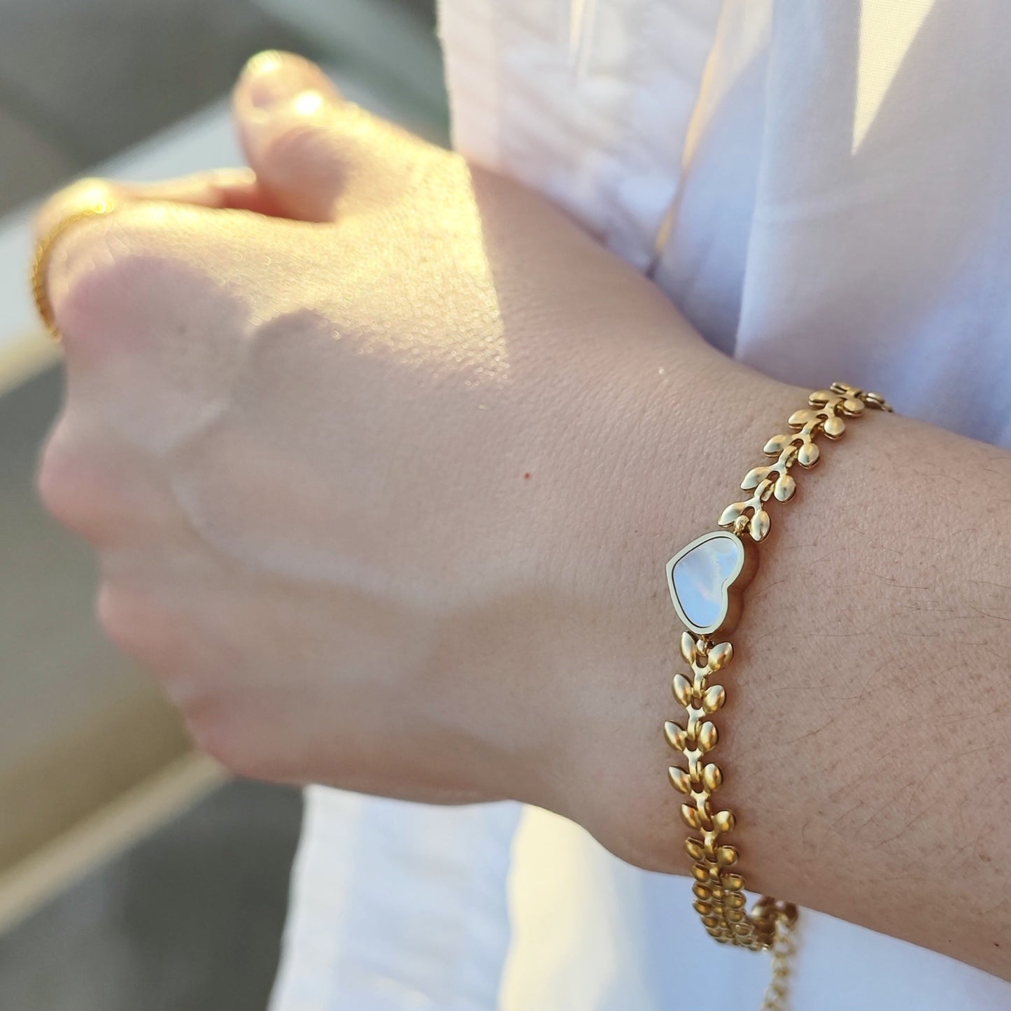 Simple Heart Bracelet