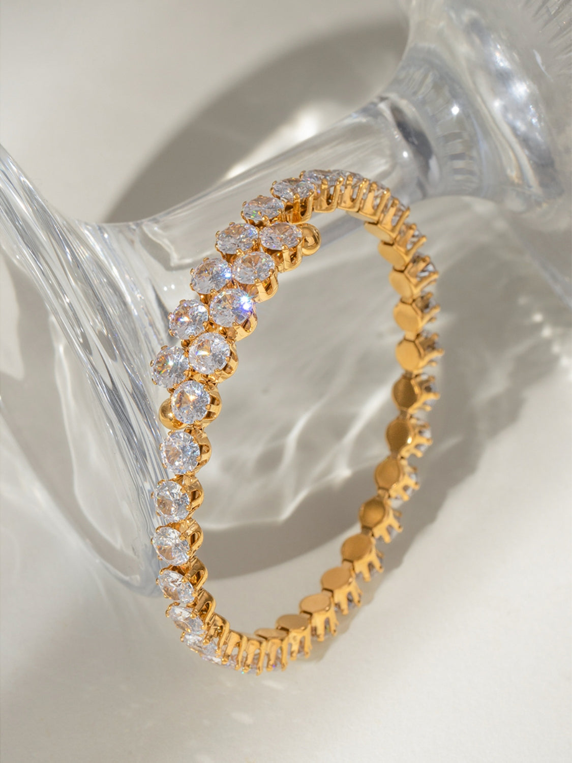Shining Diamond Bangle