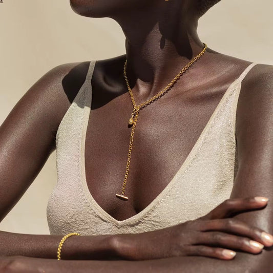 Waterdrop OT Clasp Necklace