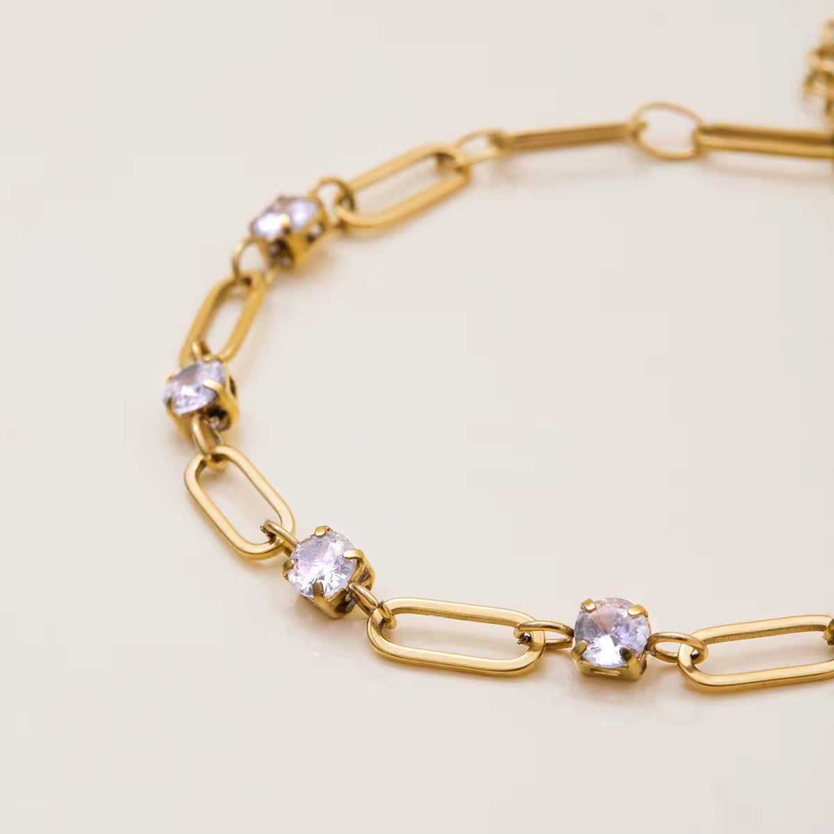 Linked Diamond Bracelet