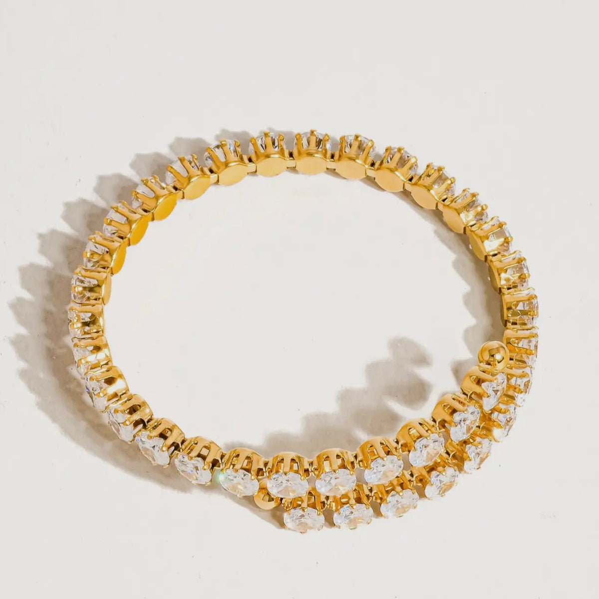 Shining Diamond Bangle