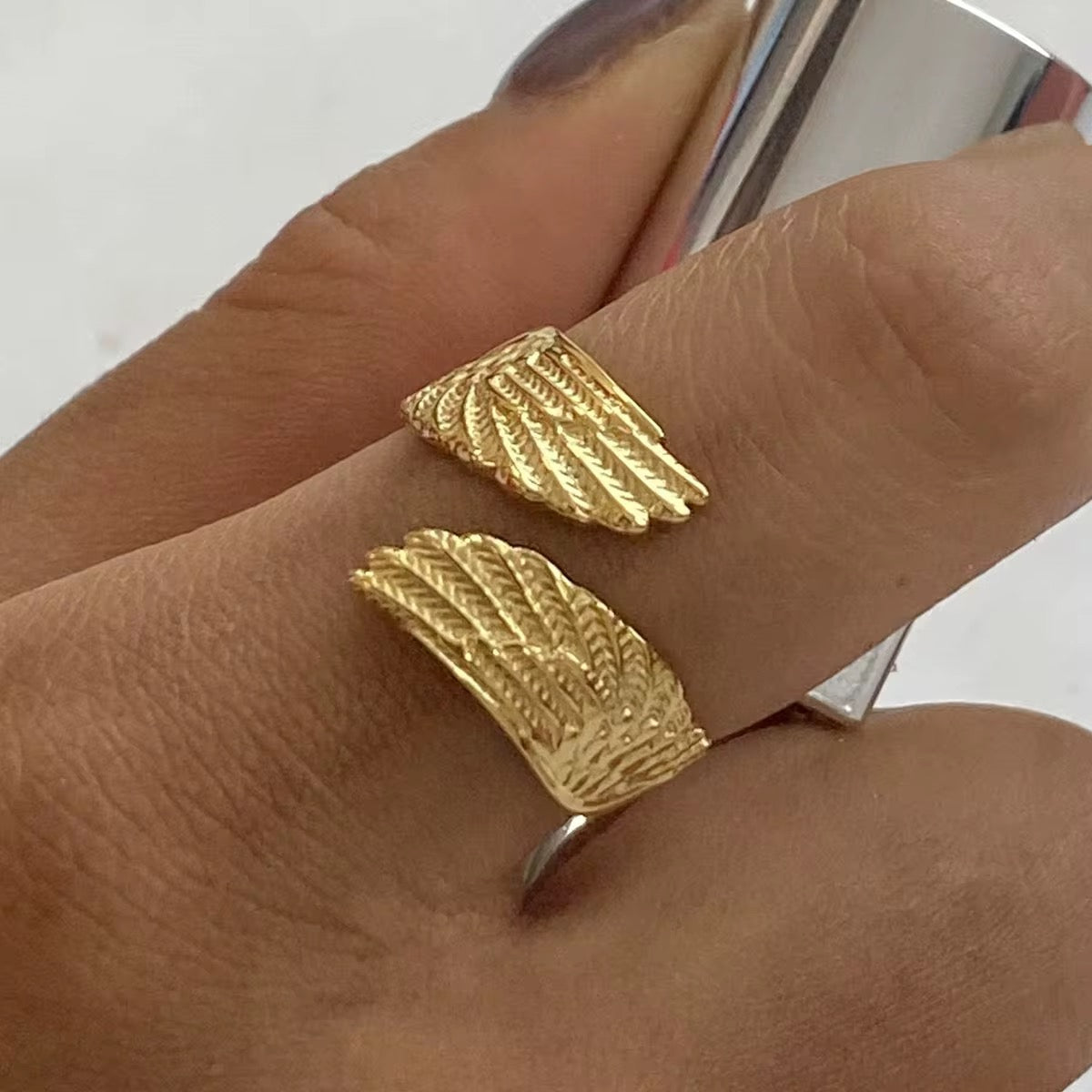 Dove Feather ring