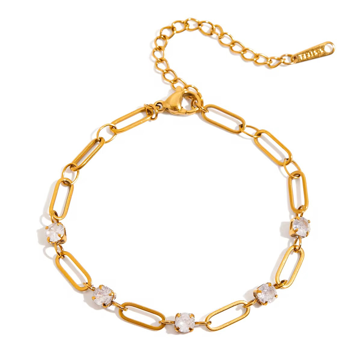 Linked Diamond Bracelet