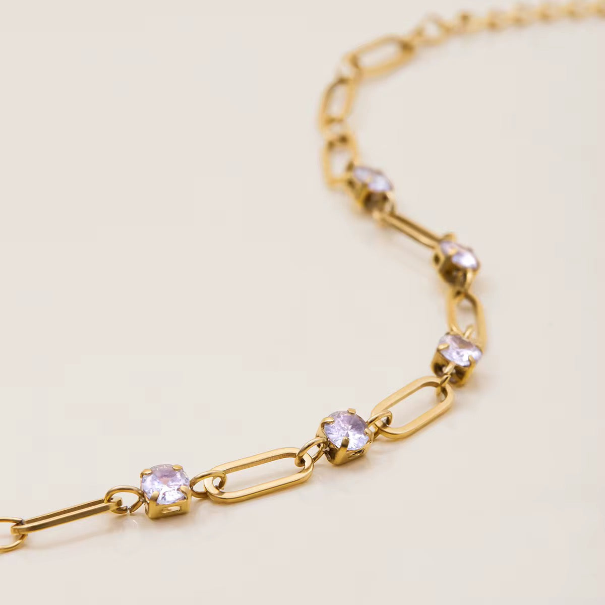 Linked Diamond Bracelet