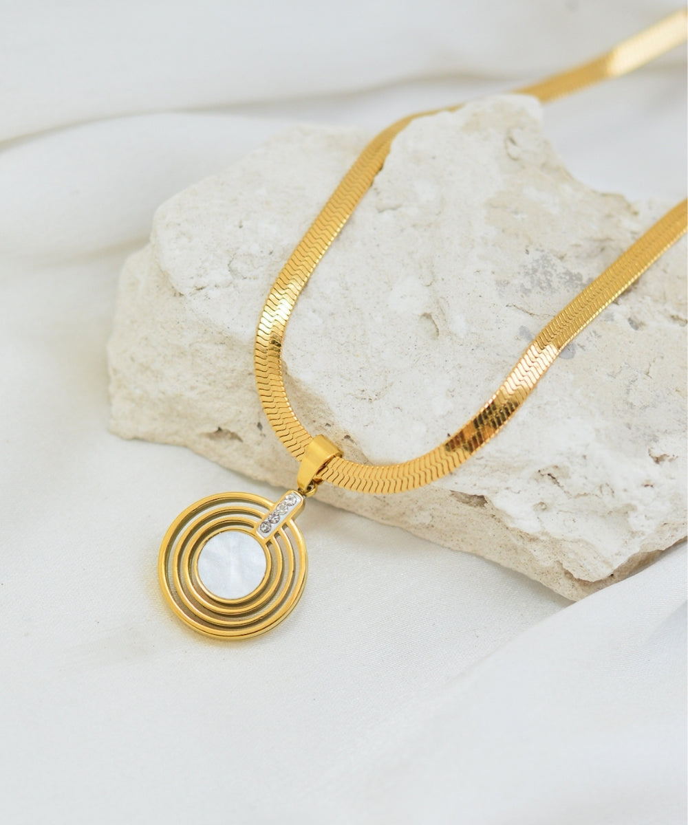 Rings of Opal Necklace
