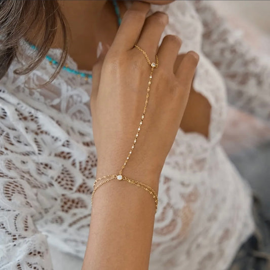 Dainty Hand Chain