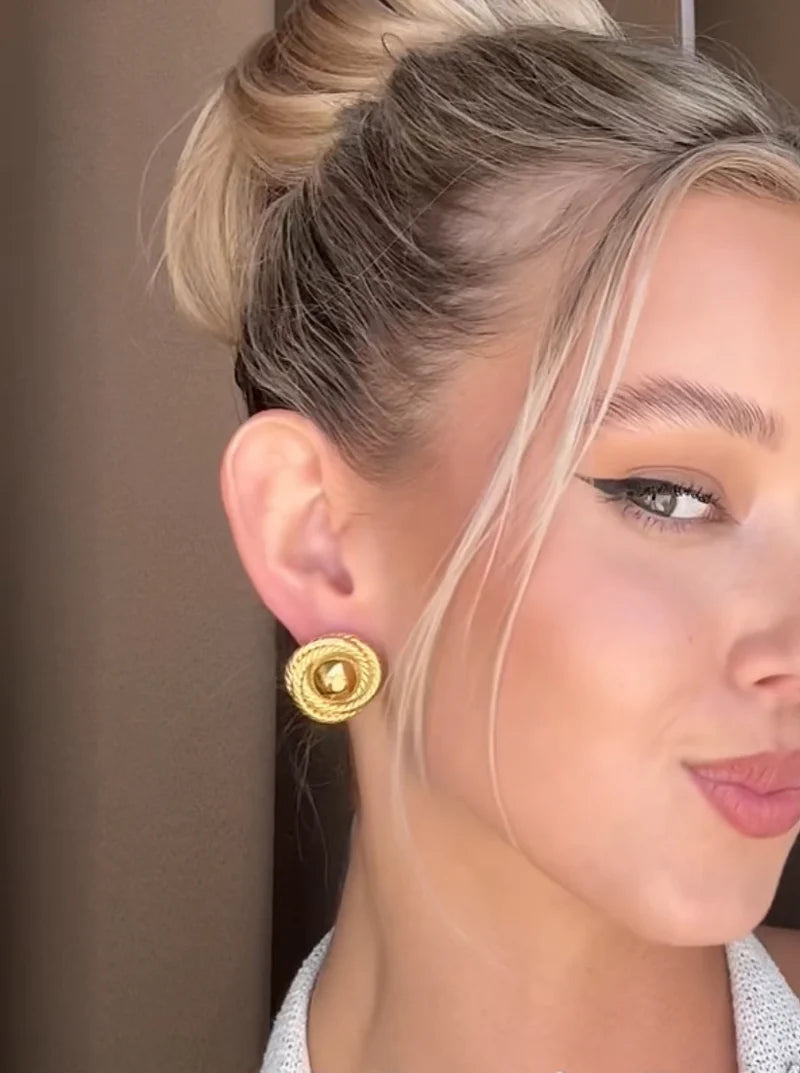 Spiral Twist Earrings