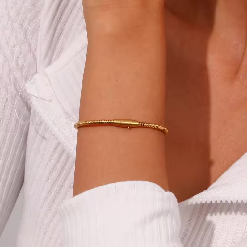 Snake Bone Bangle