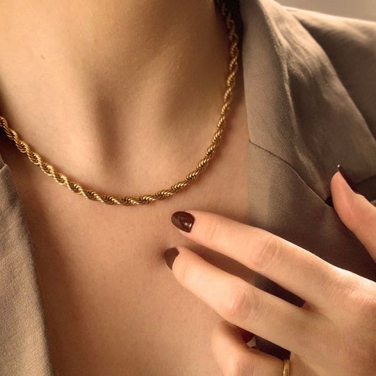 Twisted Rope Necklace