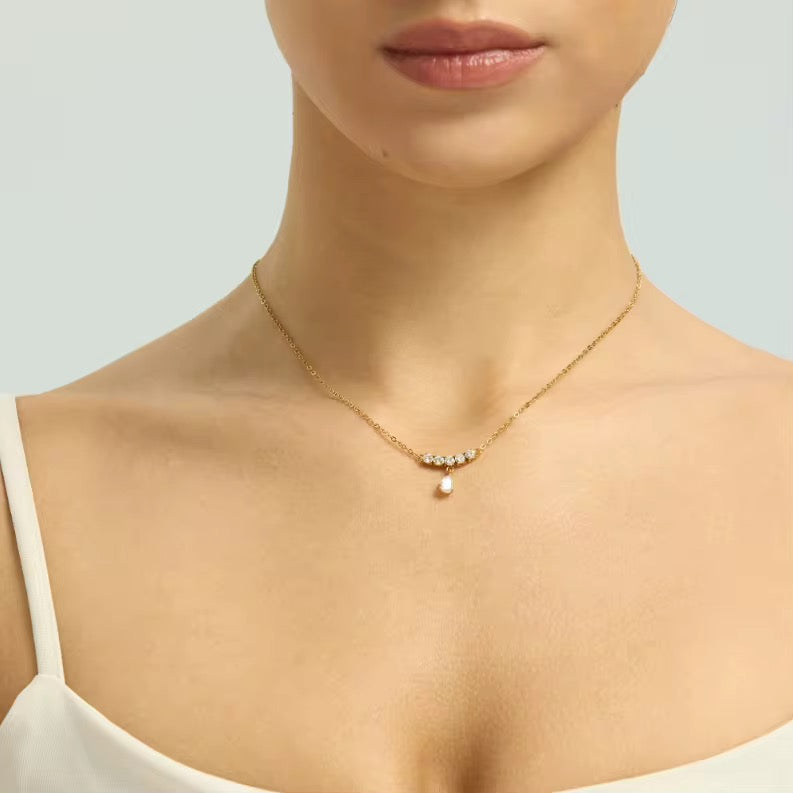 Balanced Teardrop Necklace