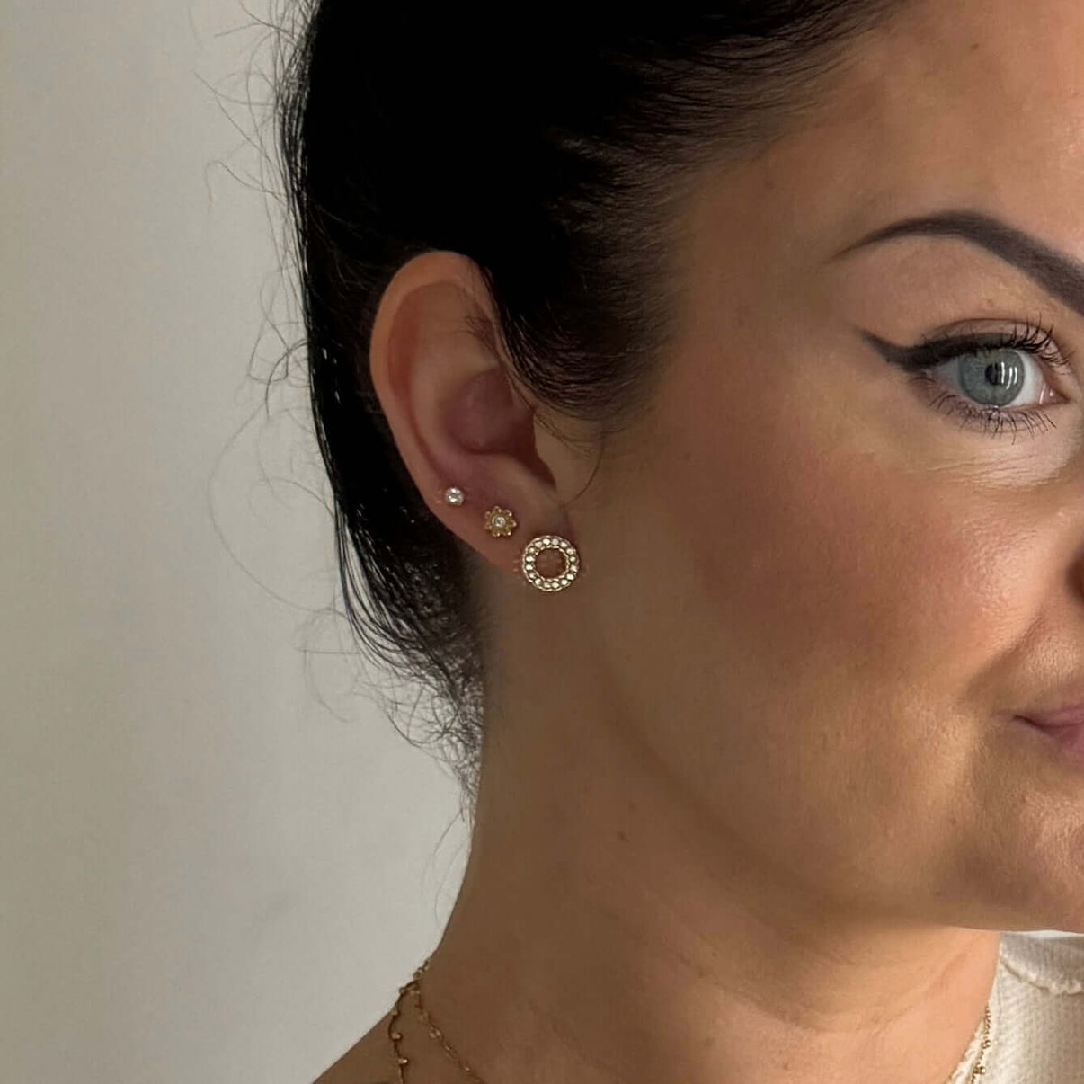 Hollow Circle Studs