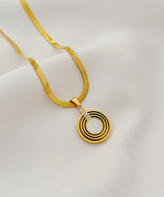 Rings of Opal Necklace