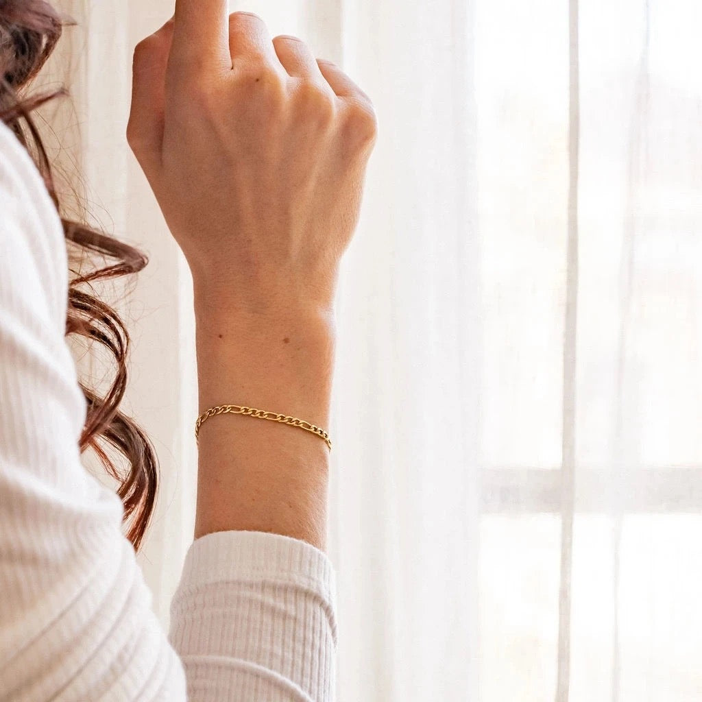 Figaro Chain Bracelet