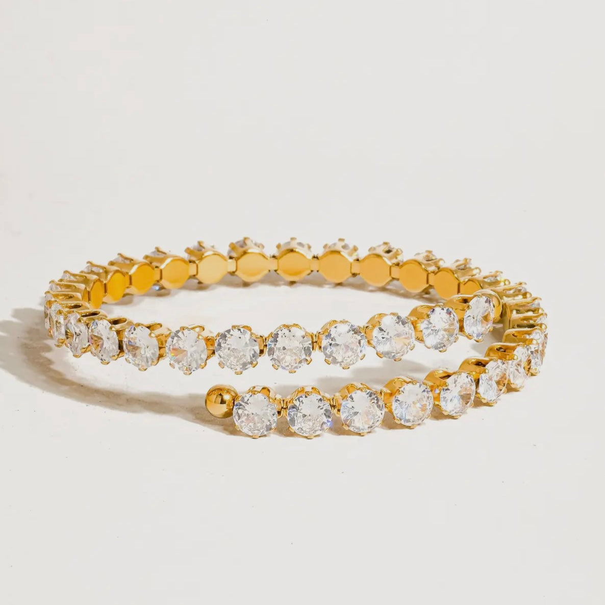 Shining Diamond Bangle