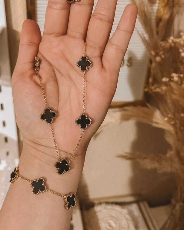 Van Cleef 5-Clover Necklace (Alhambra Inspired)