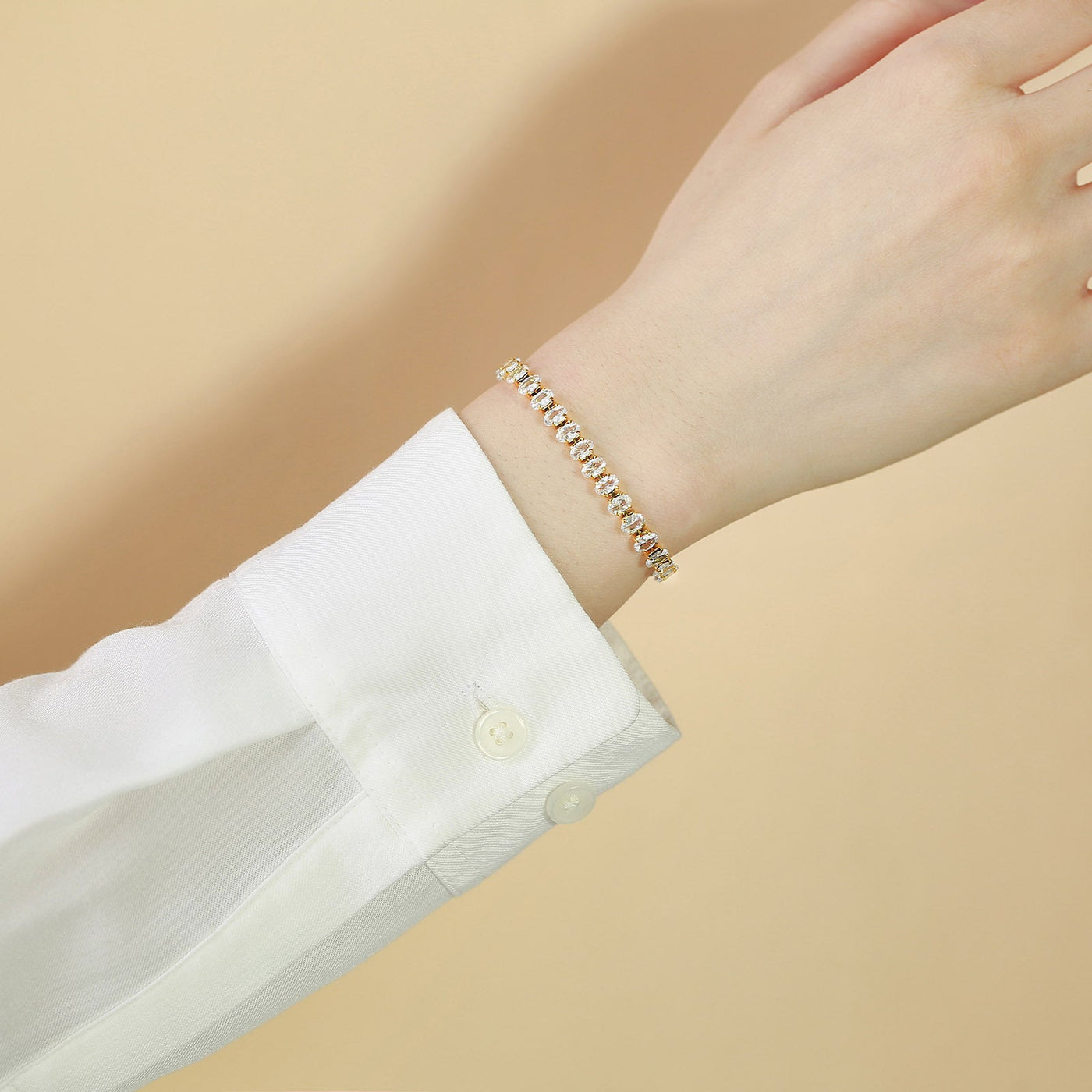 Oval Tennis Bracelet