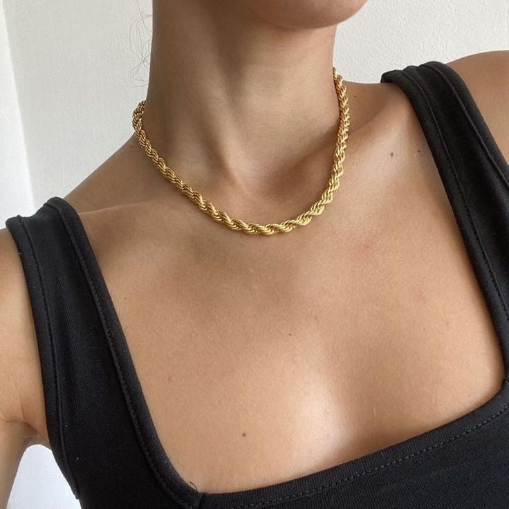 Twisted Rope Necklace