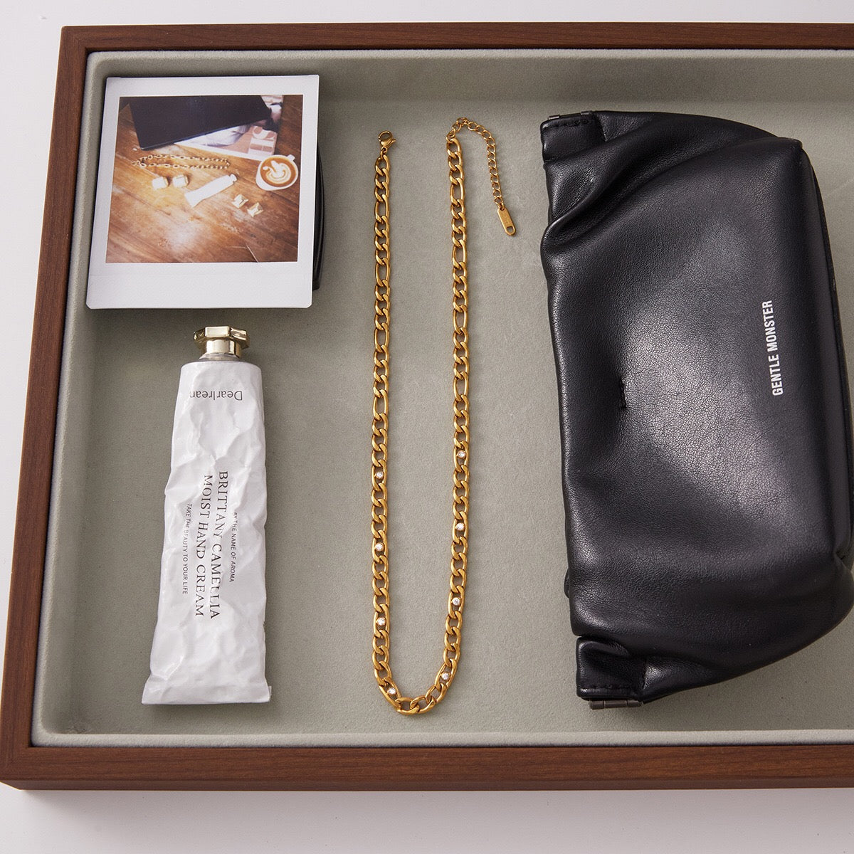 Figaro Chain with a Touch of Diamonds Necklace