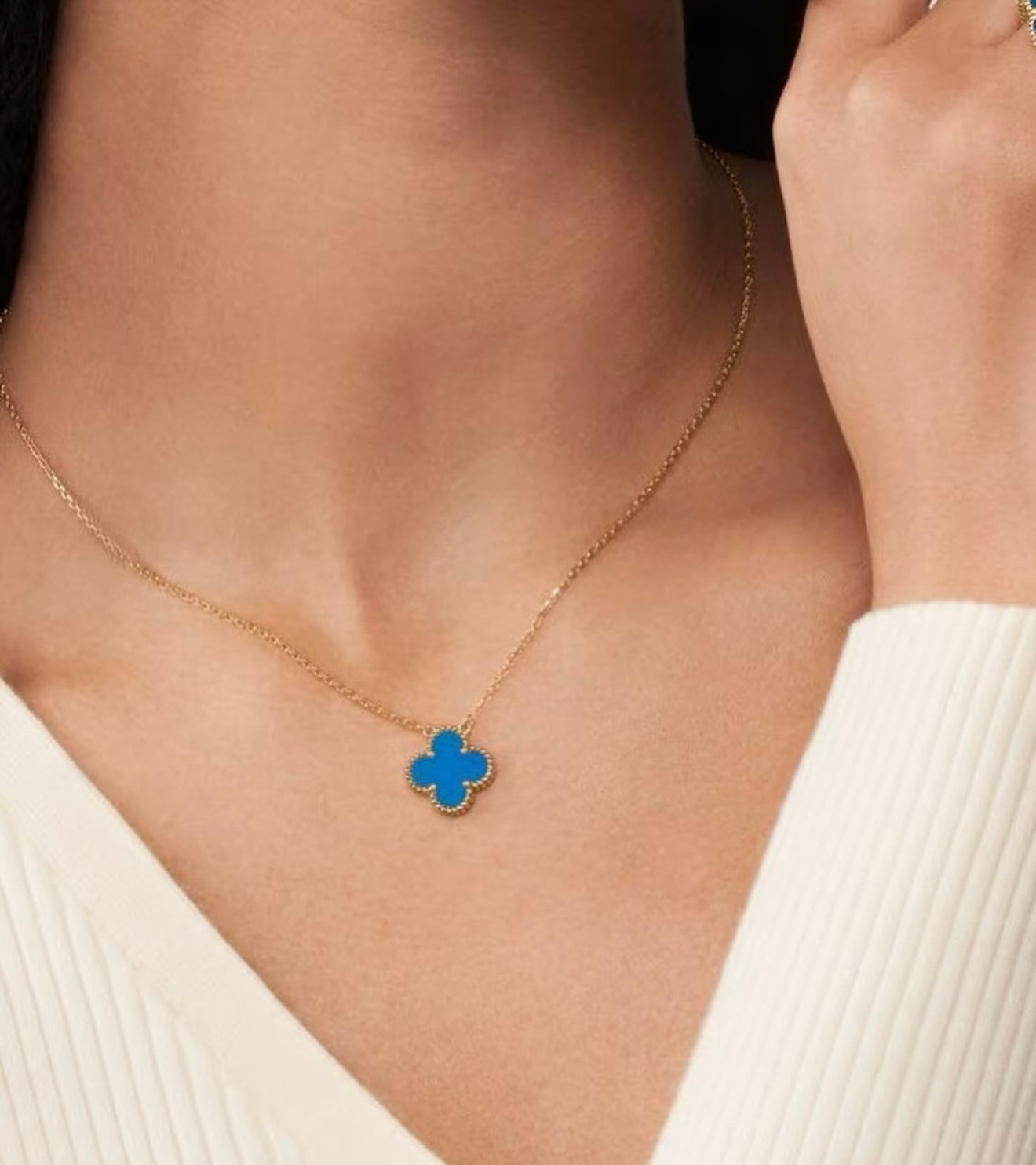 Van Cleef Simple Pendant Necklace (Alhambra Inspired)
