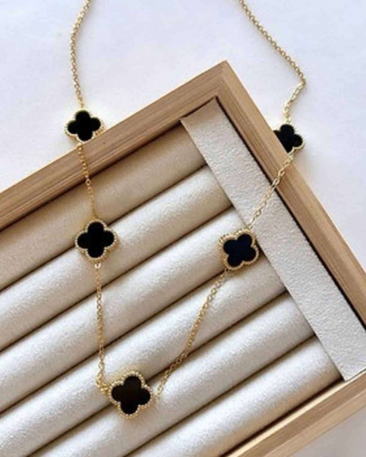 Van Cleef 5-Clover Necklace (Alhambra Inspired)