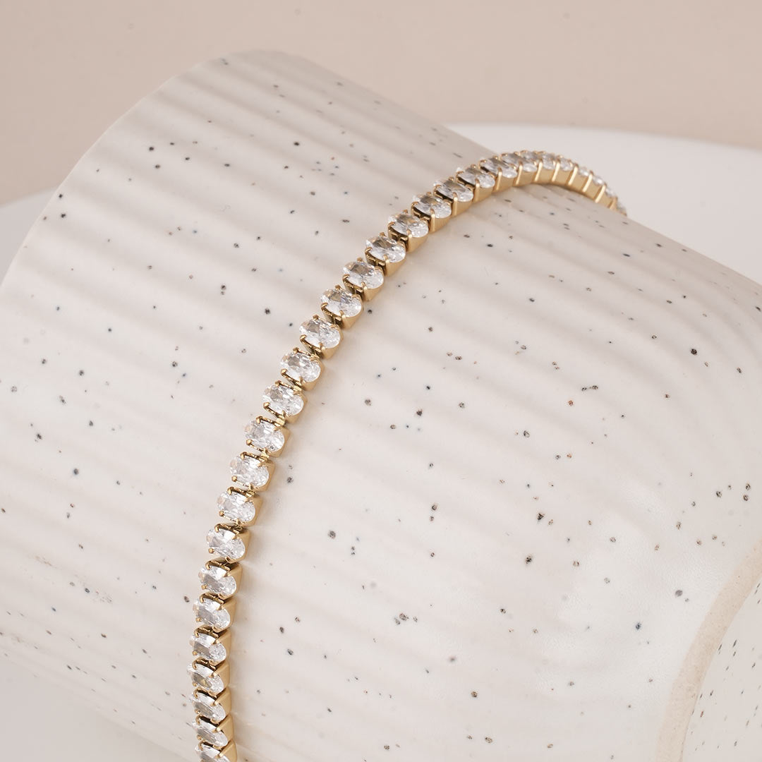 Oval Tennis Bracelet