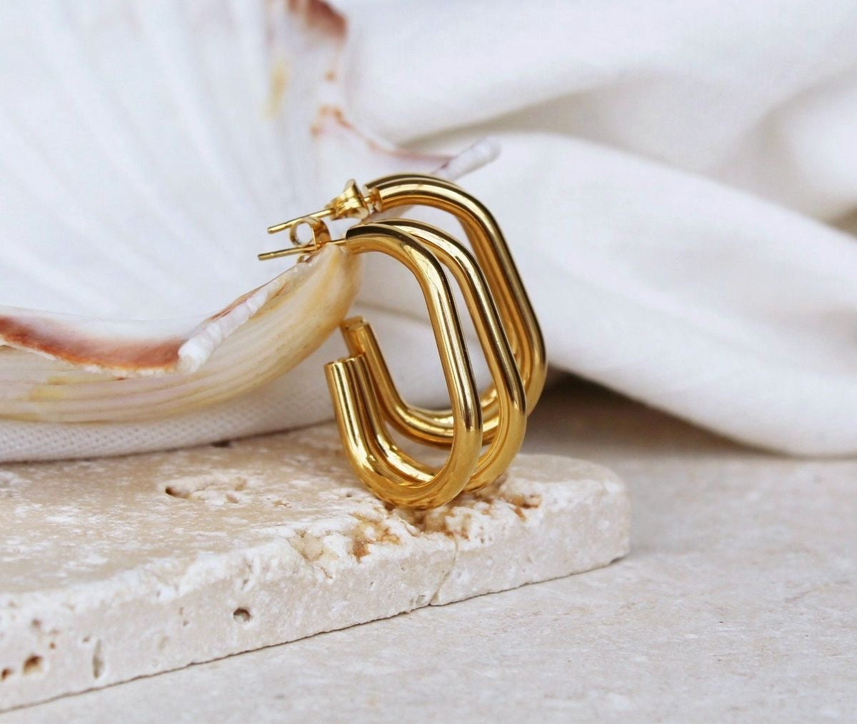 Double Layer Earrings