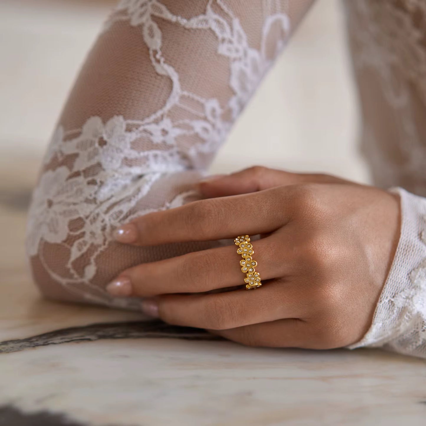 Daisy Flower Ring