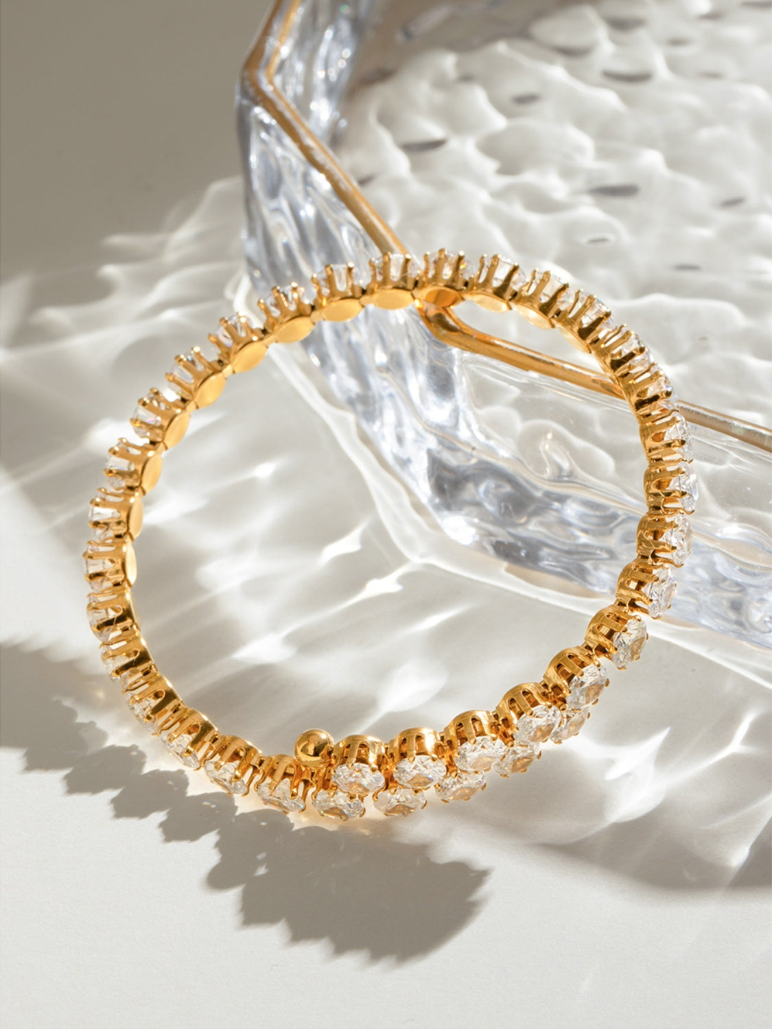 Shining Diamond Bangle