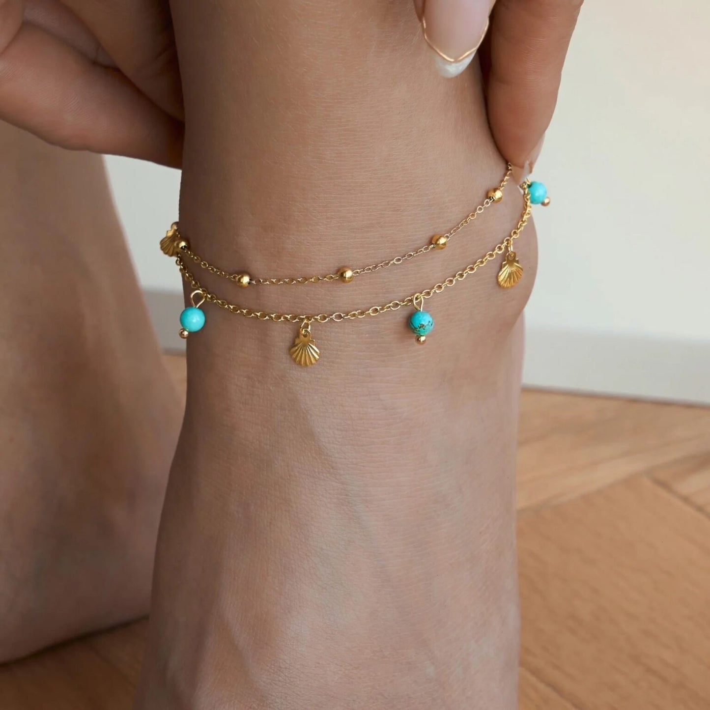 Seashell Anklet