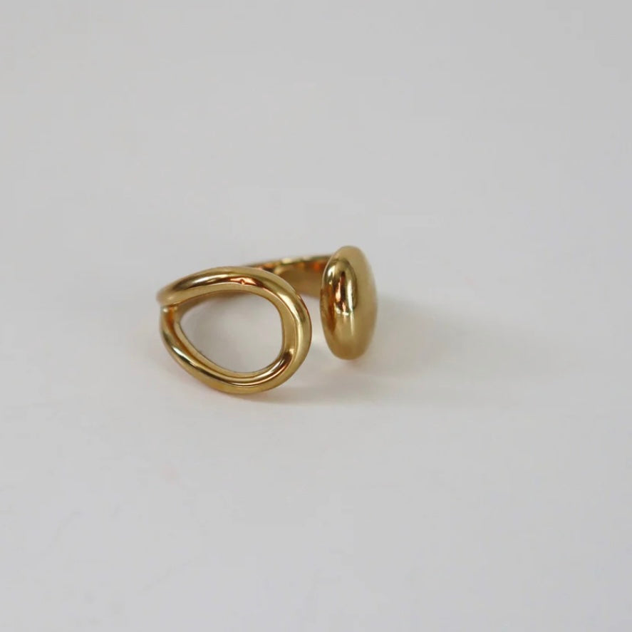 Hollow Asymmetrical Ring