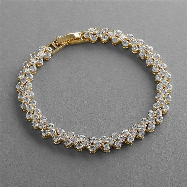 Heart Shaped Tennis Bracelet