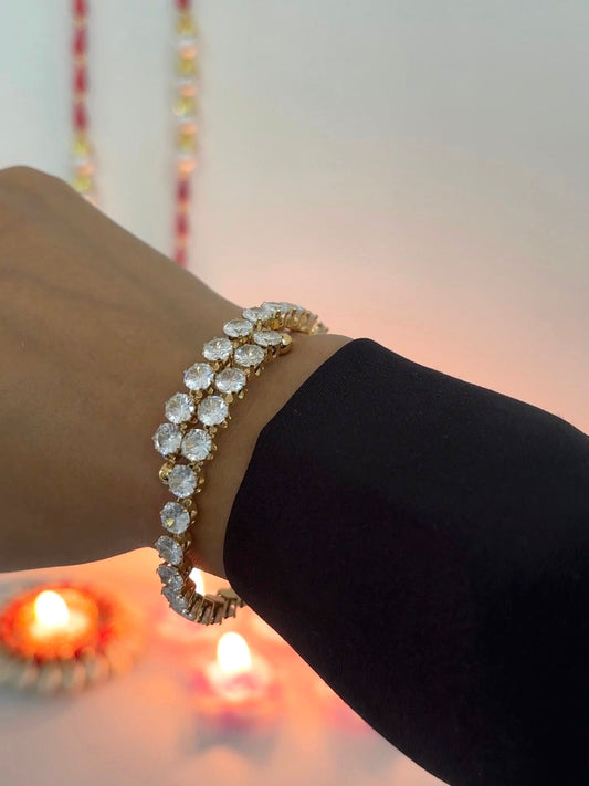 Shining Diamond Bangle