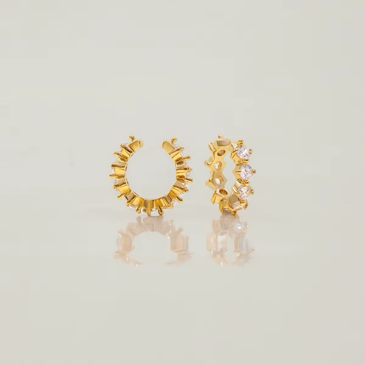 Zircon Glow Earcuffs
