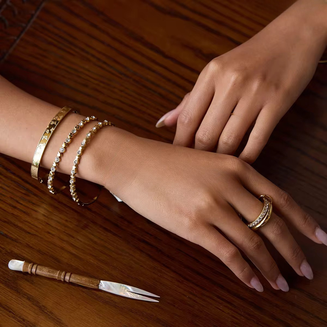 Golden Wings Bangle