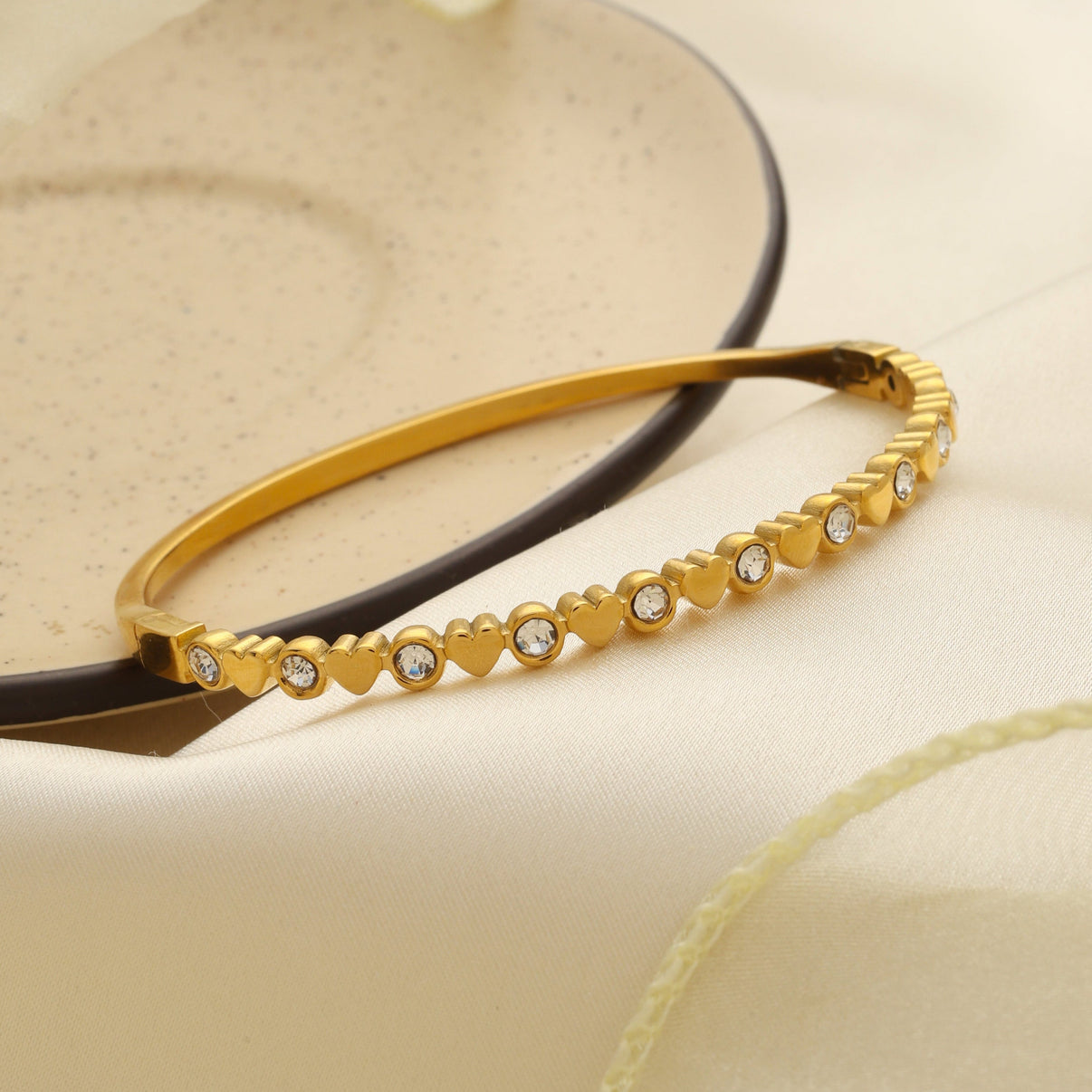 Heart & Sparkles Bangle