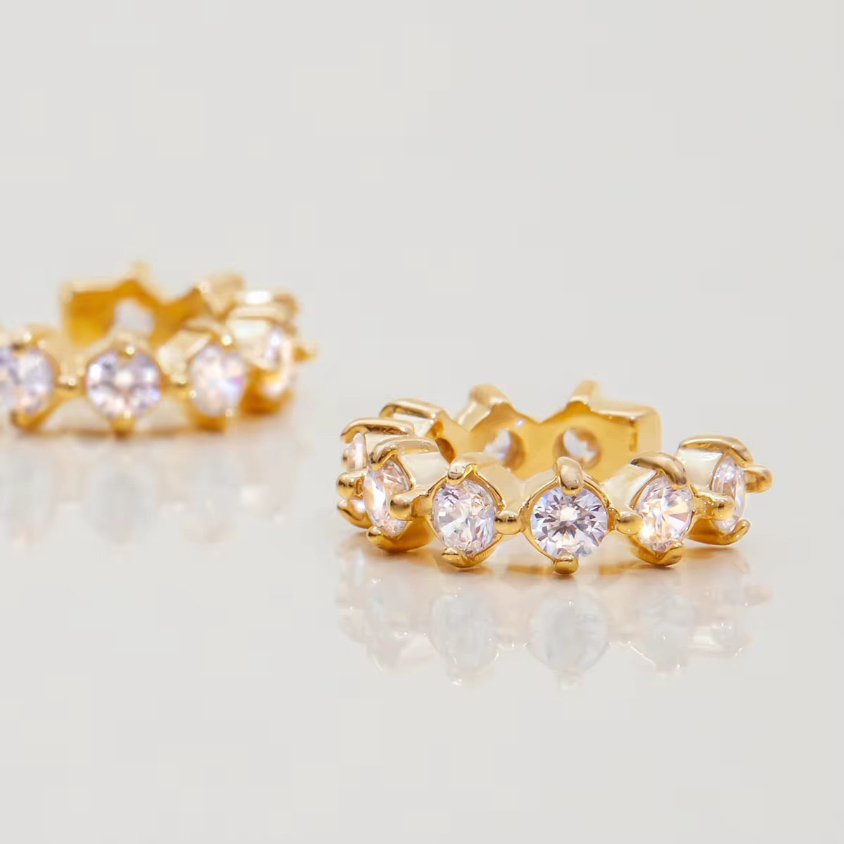 Zircon Glow Earcuffs