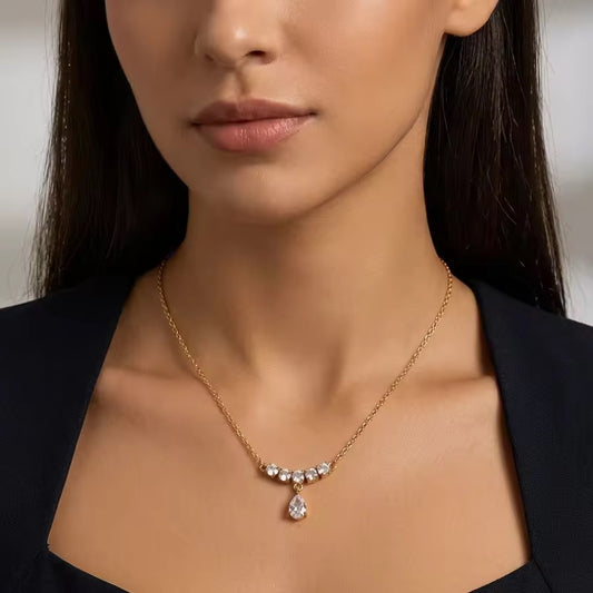 Balanced Teardrop Necklace