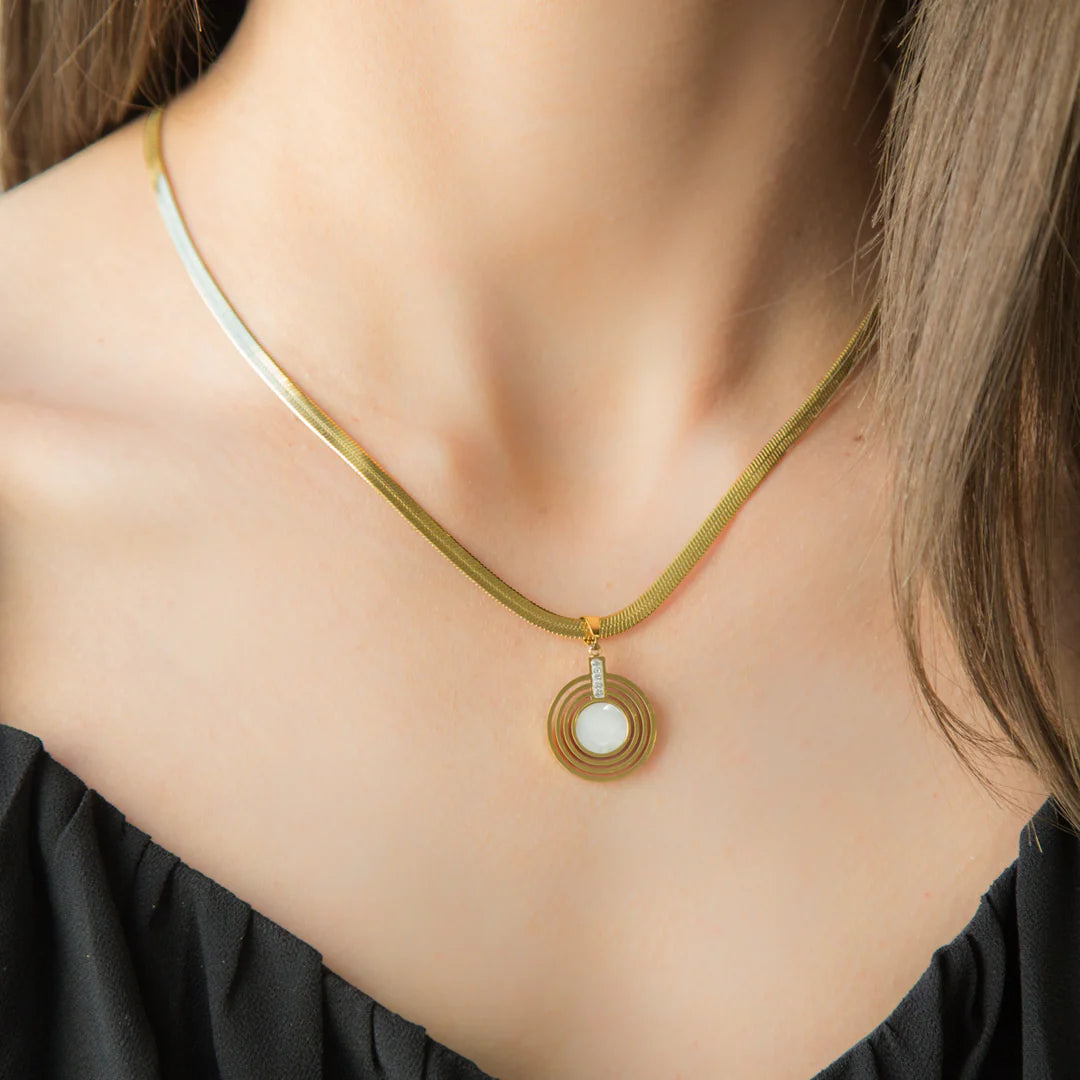Rings of Opal Necklace