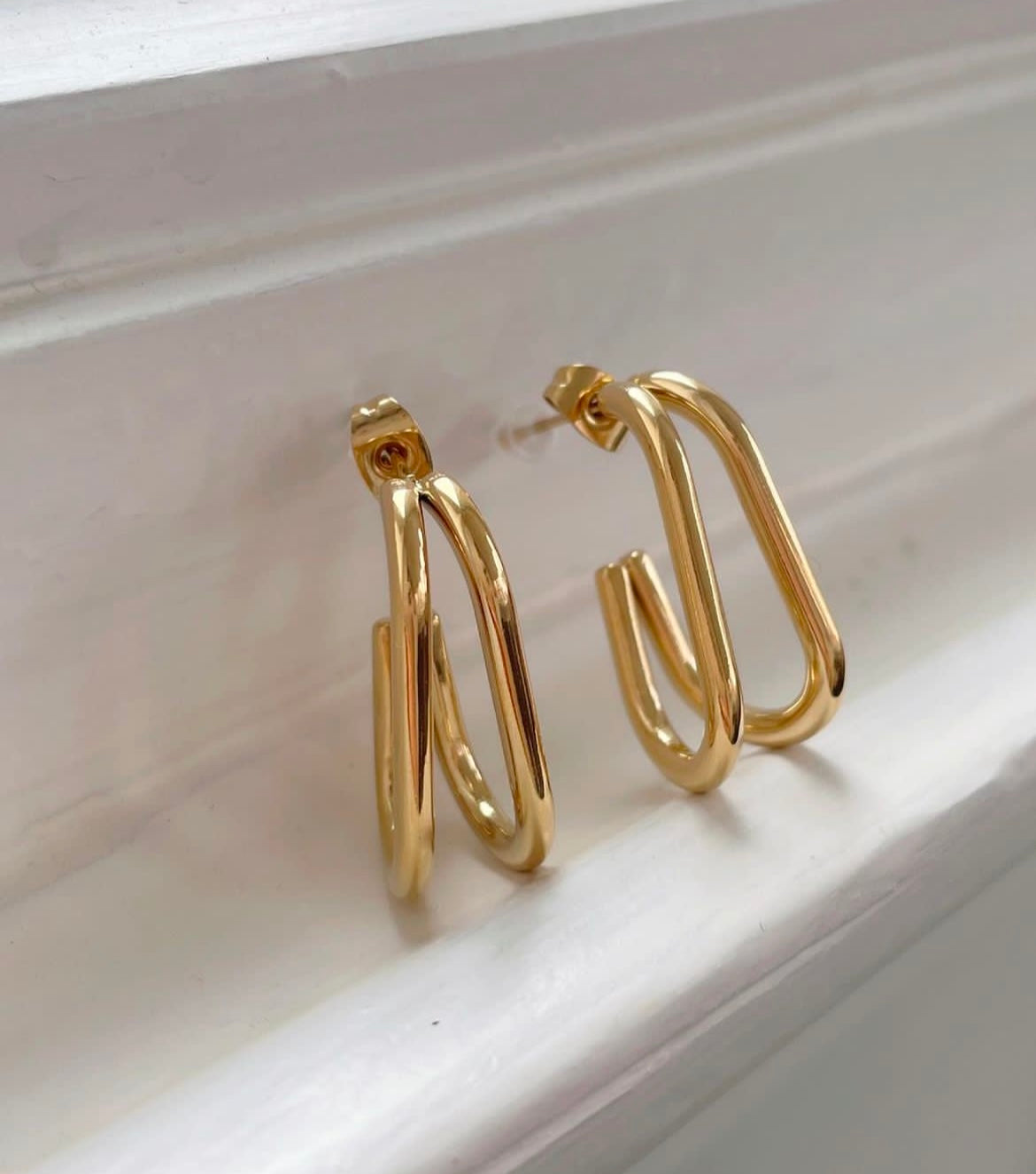 Double Layer Earrings