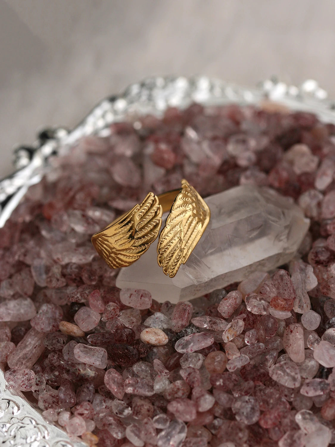 Dove Feather ring