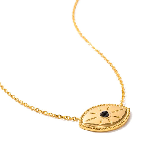 Black Evil Eye Necklace