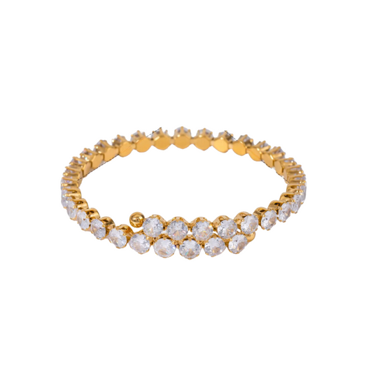 Shining Diamond Bangle