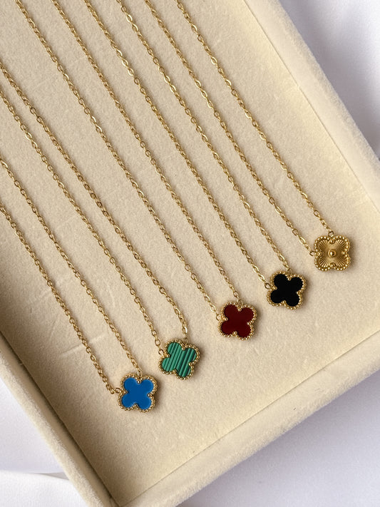 Van Cleef Simple Pendant Necklace (Alhambra Inspired)