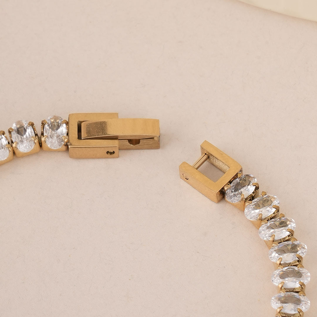 Oval Tennis Bracelet