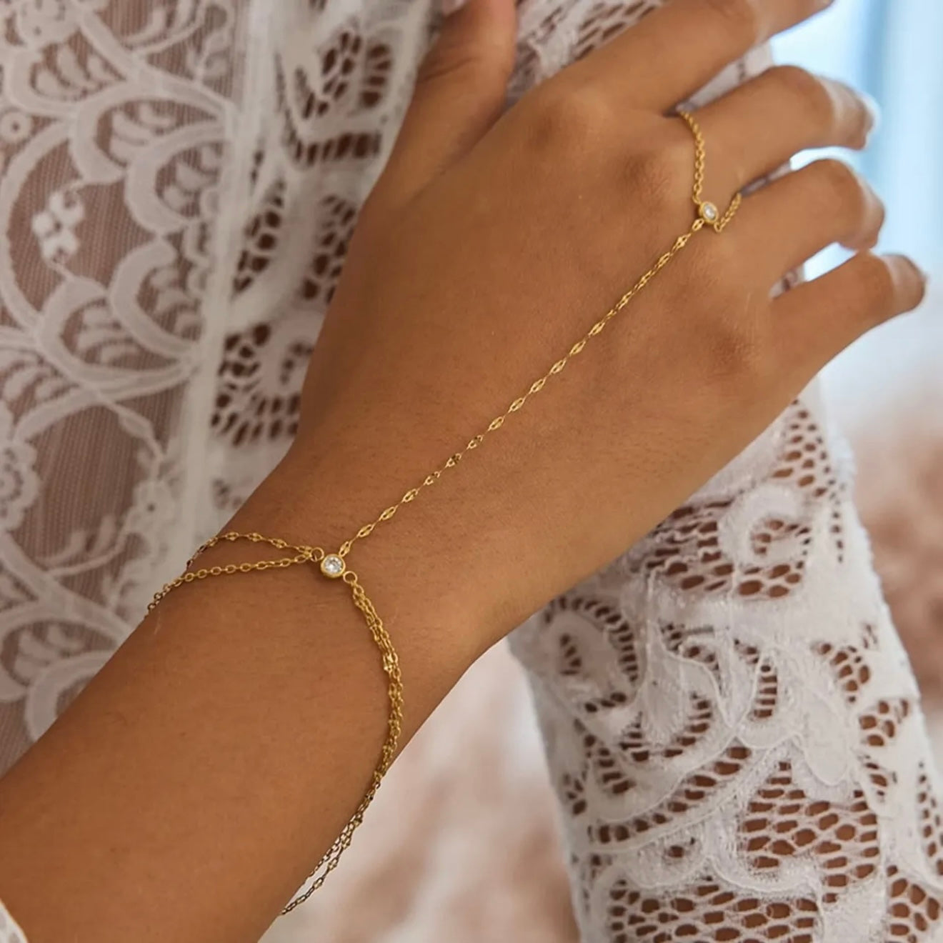 Dainty Hand Chain