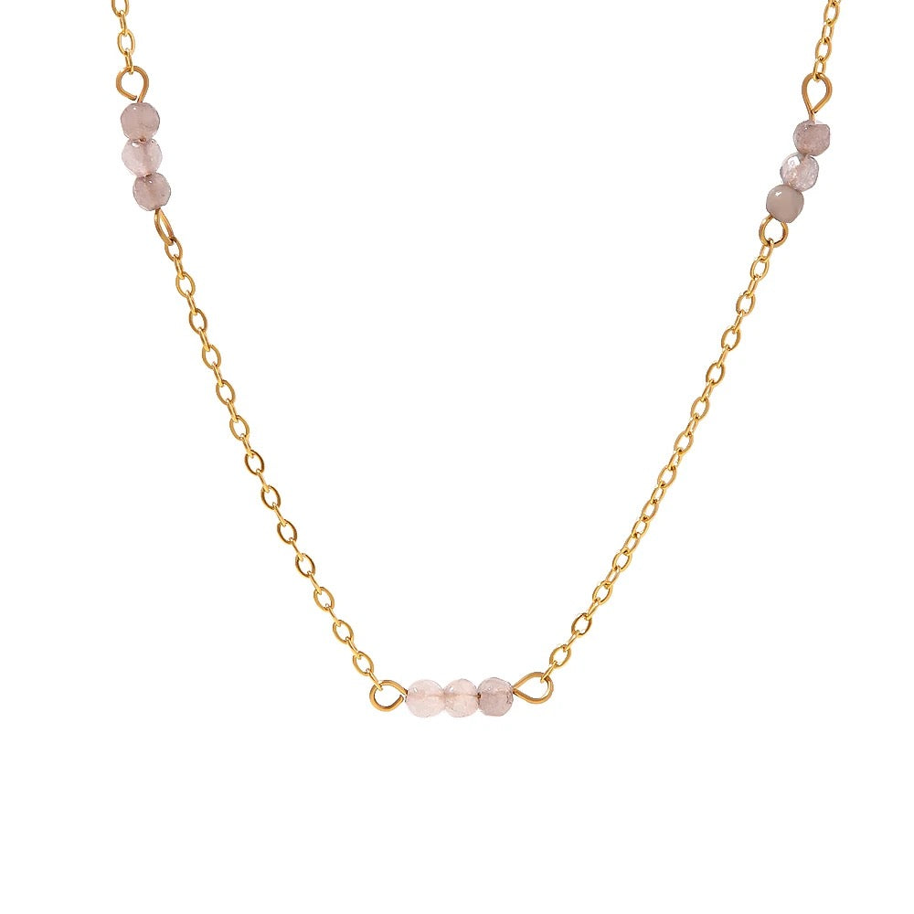 Purple Beads Necklace